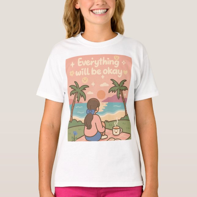 camiseta de bebê fofo (Frente)