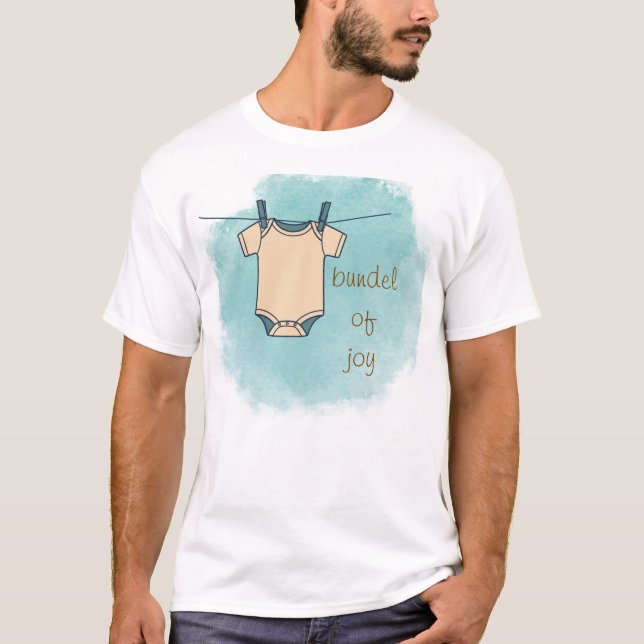 Camiseta de Bebê Fofo | feixe de alegria (Frente)