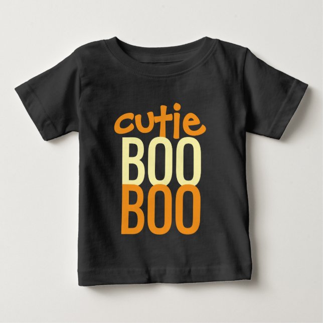 Camiseta de Bebê: HALLOWEEN Cutie Boo #2 (Frente)