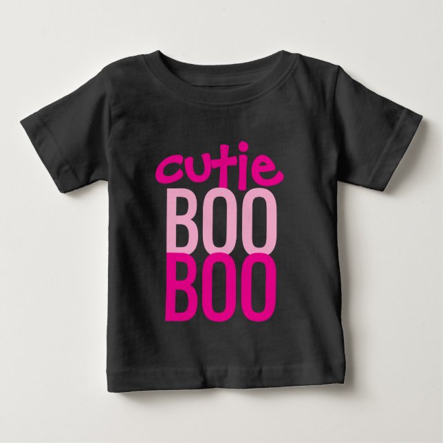 Camiseta de Bebê: HALLOWEEN Cutie Boo #3 (Frente)