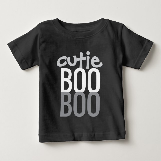 Camiseta de Bebê: HALLOWEEN Cutie Boo #5 (Frente)