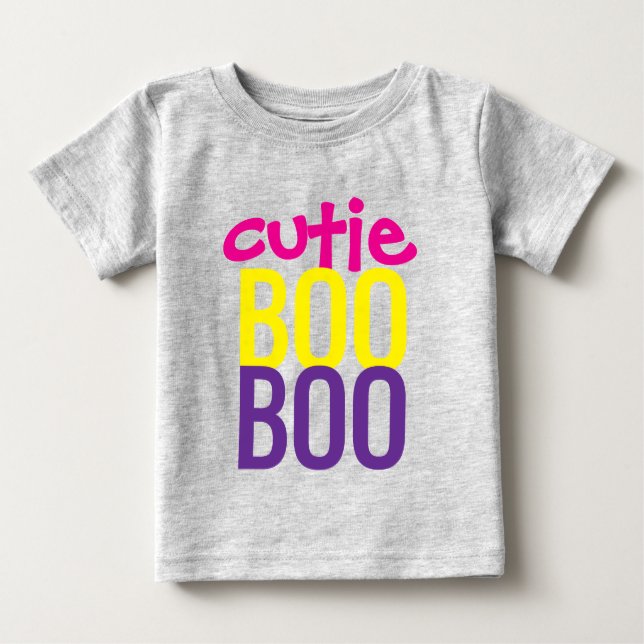 Camiseta de Bebê: HALLOWEEN Cutie Boo #8 (Frente)