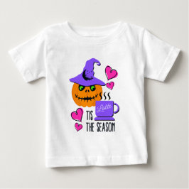 Camiseta de Bebê Halloween Pumpkin Spice – Blusa F