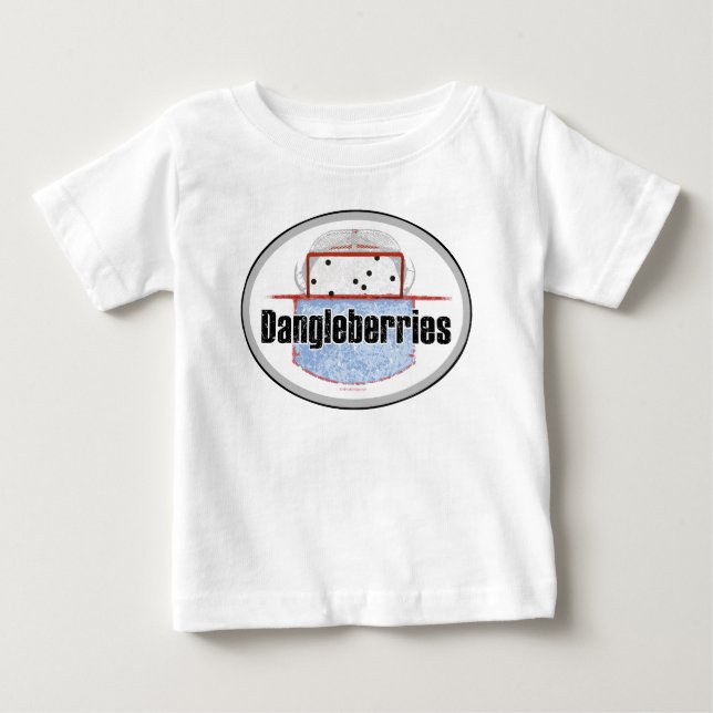 Camiseta de bebê Hockey Dangleberries (Frente)