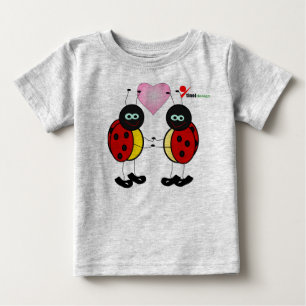 Camiseta de Bebê Joaninha Fofa