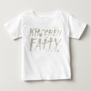 Camiseta de Bebê Kitschen Fatty Greasy Logo