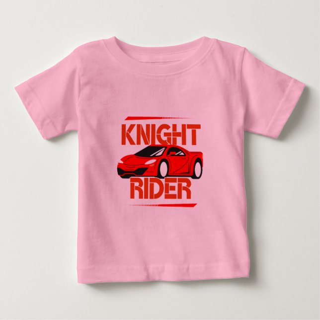 Camiseta de Bebê Knight Rider  (Frente)