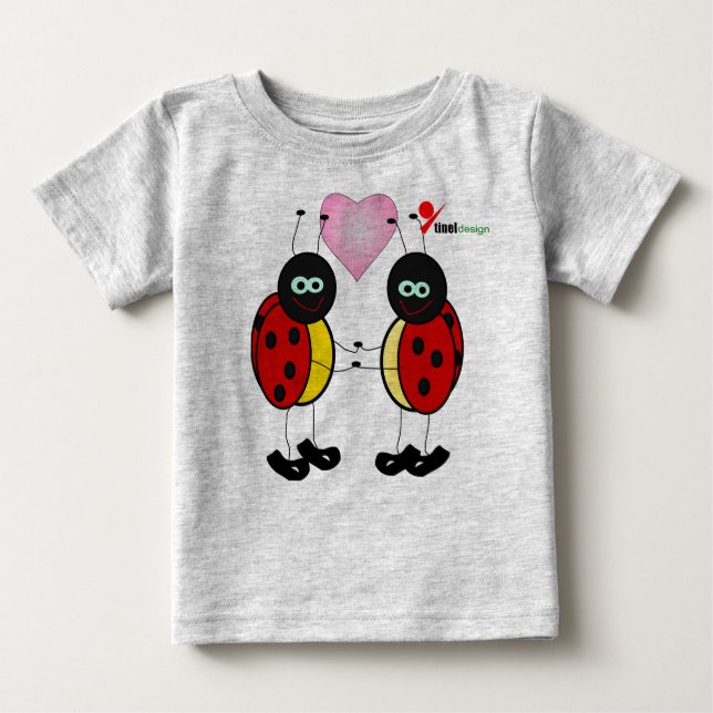 Camiseta de Bebê Ladybug (Frente)