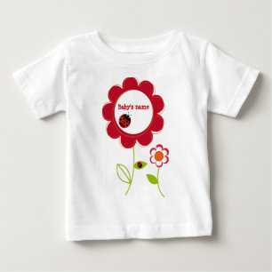 Camiseta de bebê Ladybug