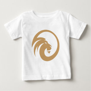 Camiseta de Bebê Leão Fofo