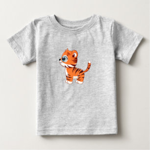 Camiseta de Bebê Leão Fofo