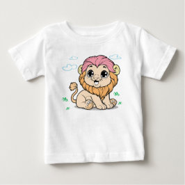 Camiseta de Bebê Leãozinho Fofo – Bebê Colorido