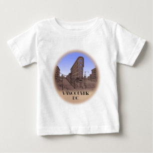 Camiseta de Bebê Lembrança de Vancouver Gastown Ca