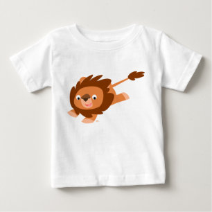 Camiseta de Bebê Lion de Cartoons Livremente Bonit