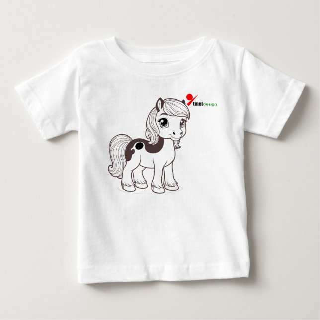 Camiseta de Bebê Little Pony (Frente)