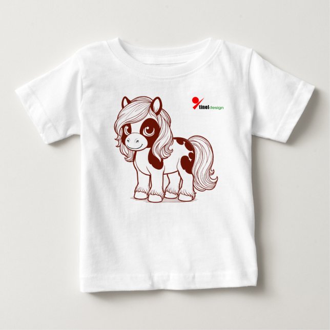 Camiseta de Bebê Little Pony (Frente)