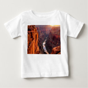 Camiseta de Bebê Majestosa Arte Cênica do Grand Ca