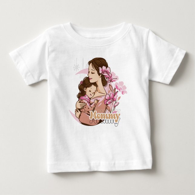 Camiseta de bebê mamãe (Frente)
