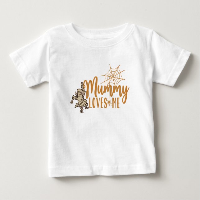 Camiseta de Bebê Mamãe Brincalhona - Dia das Bruxa (Frente)
