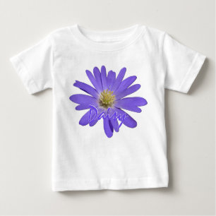 Camiseta de bebê margarida camiseta personalizada 