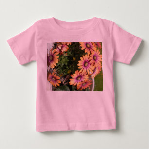 Camiseta de Bebê Menina com Flores Fofo – Flor Ros