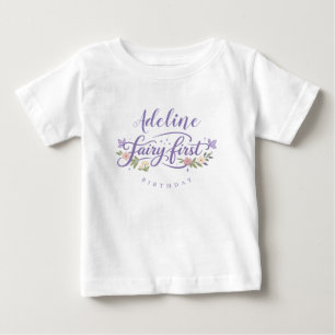 Camiseta de Bebê Menina de Primeiro Aniversário Fa