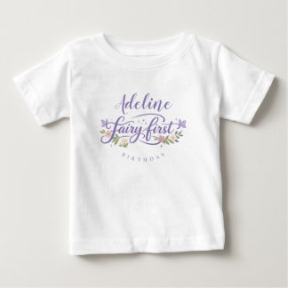 Camiseta de Bebê Menina de Primeiro Aniversário Fa