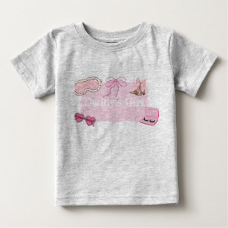 Camiseta de Bebê Menina do Papai