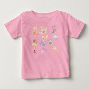 Camiseta de Bebê Menina Fofa – Blusa de Bebê Macia