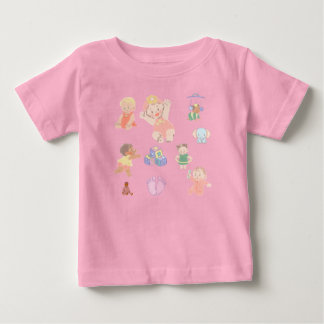 Camiseta de Bebê Menina Fofa – Blusa de Bebê Macia