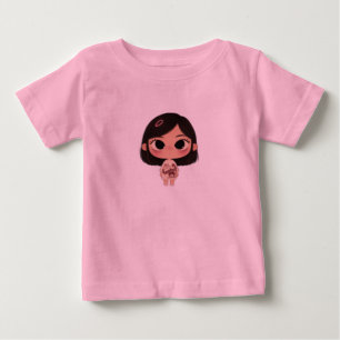 Camiseta de Bebê Menina Kawaii Fofa Chibi