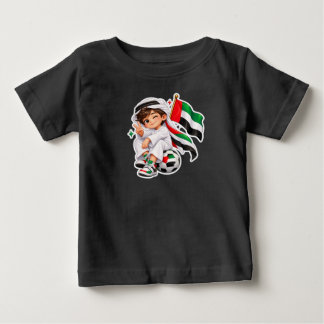 Camiseta de Bebê Menino de Futebol da Bandeira dos
