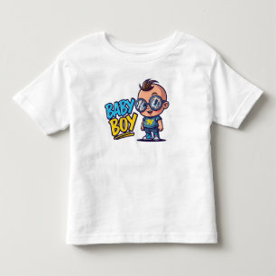Camiseta de Bebê Menino - Pequeno Mas Poderoso