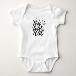 Camiseta de bebê Meu Primeiro Eid - roupa de celeb