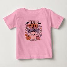 Camiseta de Bebê Muito Fofo para Não Assustar