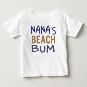 Camiseta de Bebê Nana's Beach Bum