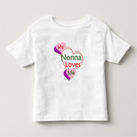 Camiseta de bebê ou criança Nonna Me Ama