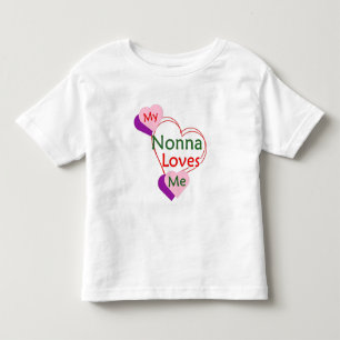 Camiseta de bebê ou criança Nonna Me Ama