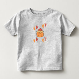 camiseta de bebé outono