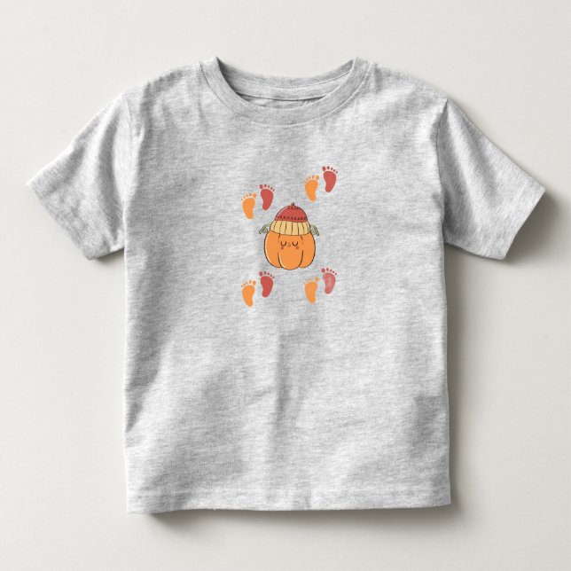 camiseta de bebé outono (Frente)