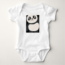 Camiseta de bebê panda fofinho 👶😇