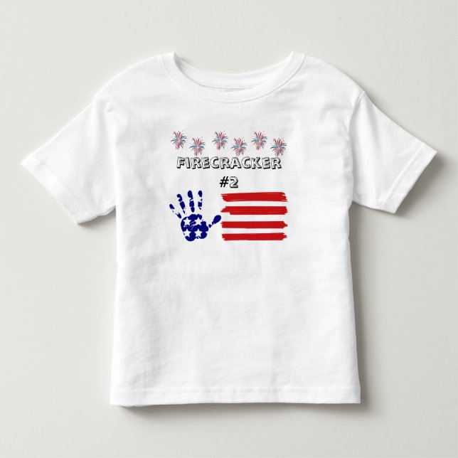 Camiseta de bebê para 4 de julho (Frente)