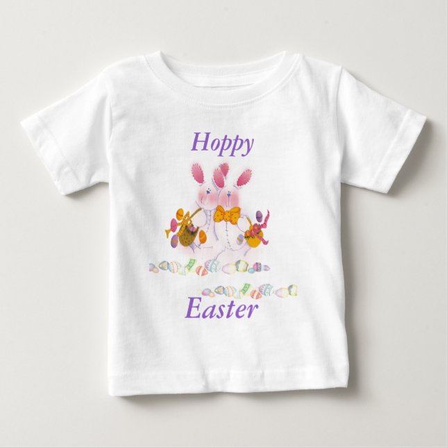 Camiseta de Bebê para a Páscoa (Frente)
