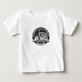 Camiseta de Bebê Patriótica Liberdade é Nosso Dire