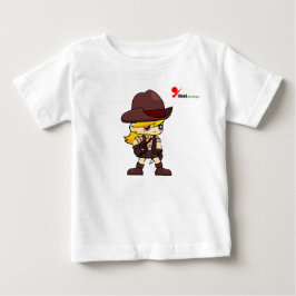 Camiseta de Bebê Pequeno Aventureiro
