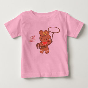 Camiseta de Bebê: Pequeno Cowboy em Aventura