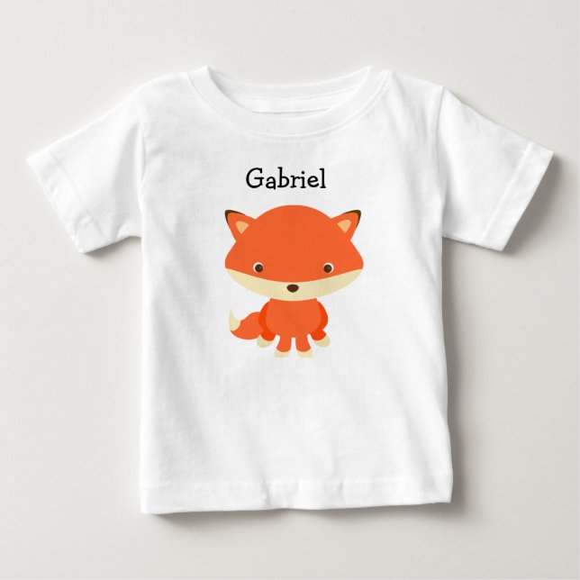Camiseta de Bebê Personalizada da Peça Única da Pe (Frente)