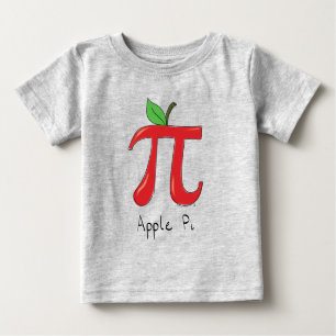 Camiseta de Bebê Pi Gelado de Matemática Pi Dia Pi