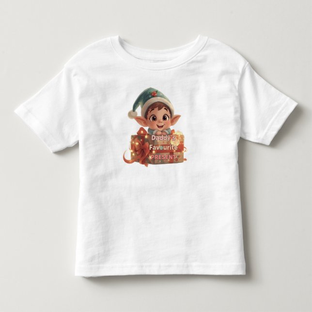 Camiseta de Bebê Presente Favorito do Papai | Féri (Frente)