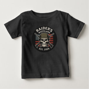 Camiseta de Bebê Raider’s Wasteland Logotipo Ofici